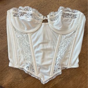 Christian Dior lace corset. Some staining as shown in photos